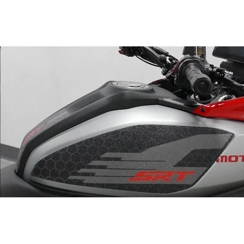 Motorcycle Bodywork Fairing Sticker Tank Pads Gas Knee Grip Traction Sticker Protector For QJMOTO SRT 600