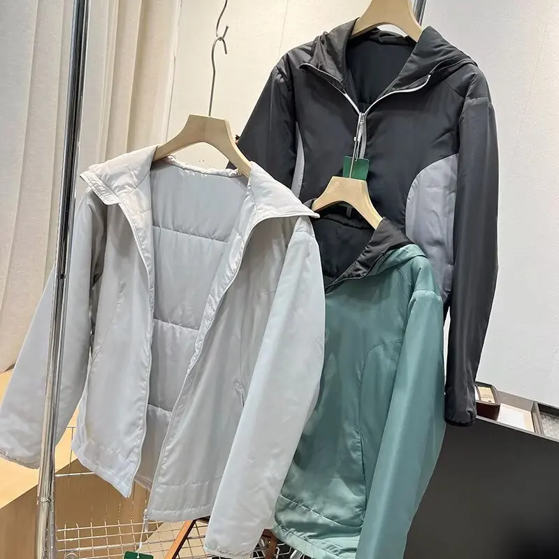 

Мужская уличная легкая куртка с капюшоном, осенне-зимняя ветрозащитная теплая жилетка с хлопковой подкладкой, тонкое хлопковое пальто для молодежи, повседневное