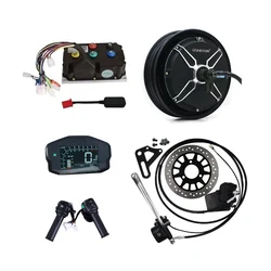 QS205 10inch 3000W 48V-72V Hub Motor Electric Motorbike Complete Conversion Kits Max.Speed 90-100KM/H