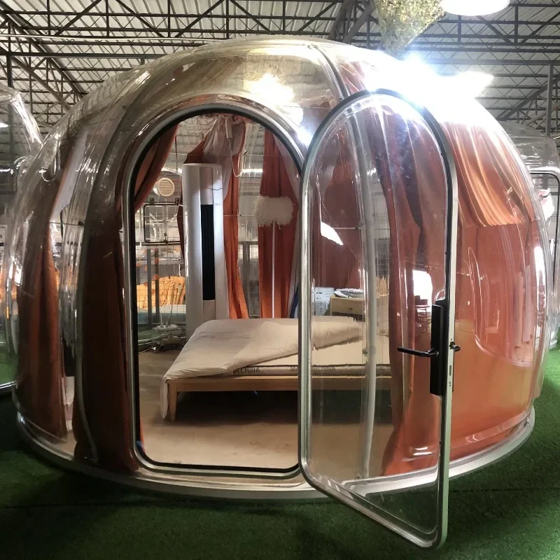 = Polycarbonate transparent bubble tent Polycarbonate star house transparent computer dome room