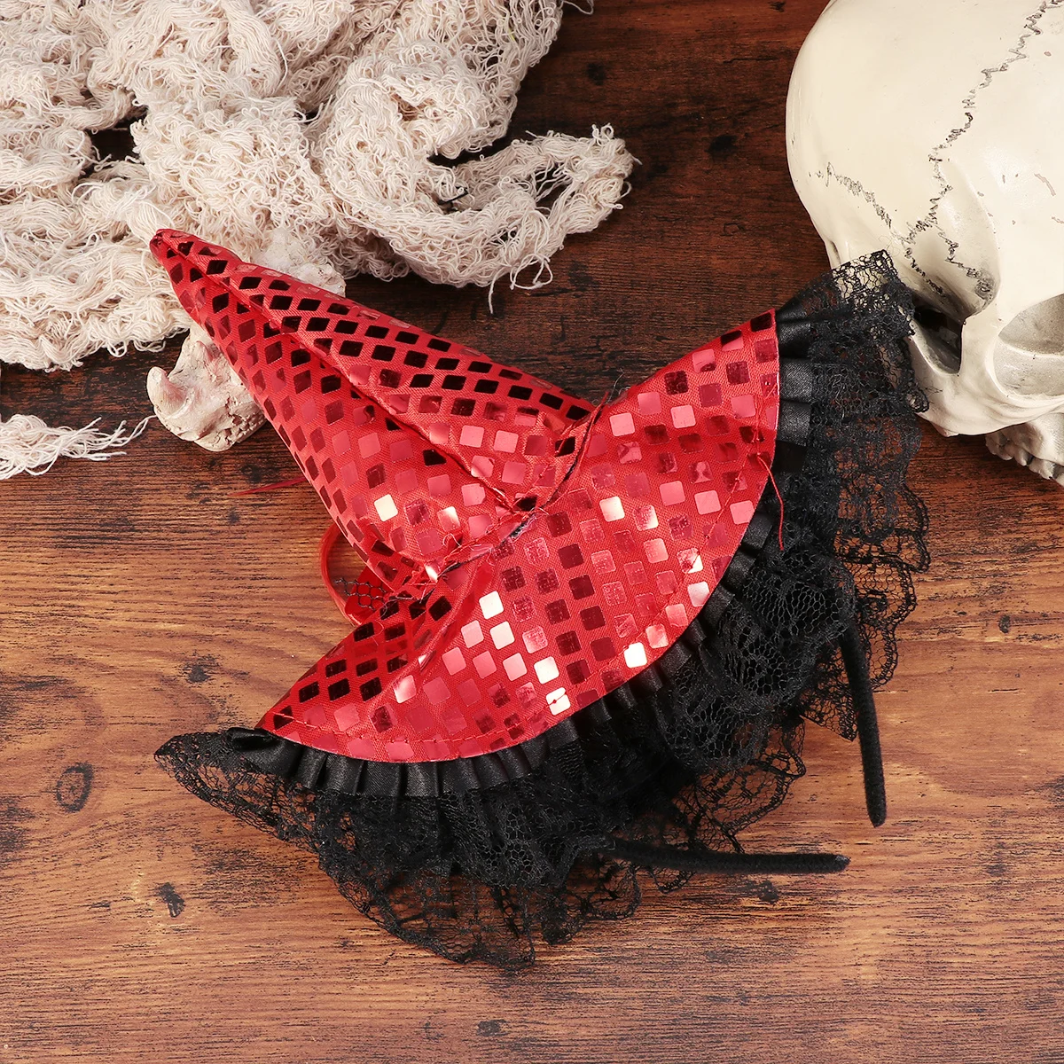 2 stks Heks Slijtage Duurzaam Party Fancy Dress Festival Cosplay Cap Accessoires Halloween Wear Cosplay Cap Drama Hoed