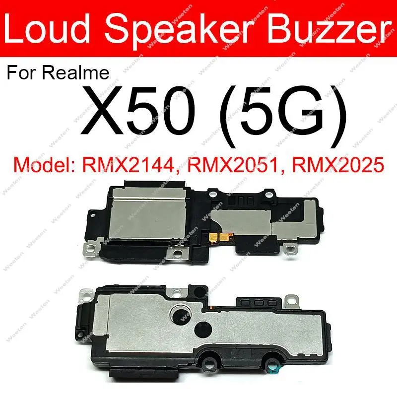 For Realme X2 X3 X7 X50 Pro X Lite XT 5G V3 V5 V11 V13 V15 Loud Speaker Buzzer Ringer Loder Speaker Felx Cable Parts