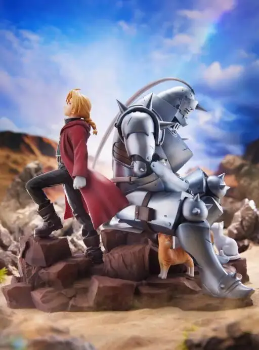 No box 2024 In stock Japanese original anime figure Edward Elric/Alphonse Elric action figure collectible model toys for boys