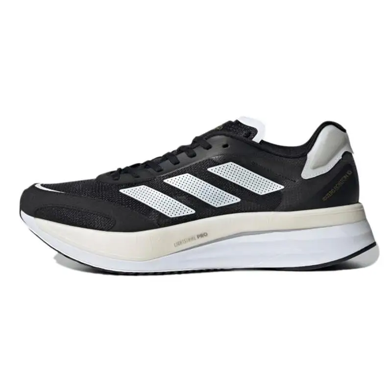 adidas Adizero Boston 10 Black White Sneakers shoes H67513