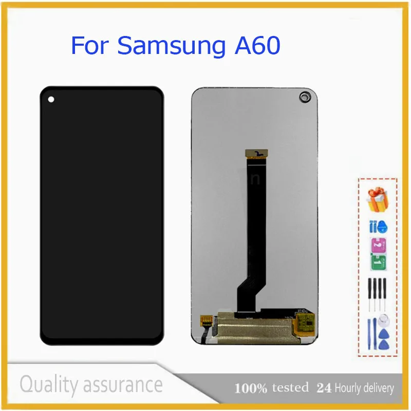 Suitable for Samsung A60 screen assembly A6060 LCD A606F display touch inner and outer screen integration