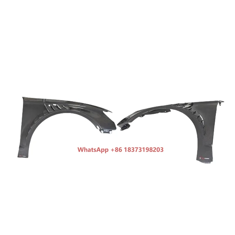 High Quality BTC Black Dry Carbon Fiber Fenders for A3/S3 2017-2019 Retrofit/Upgrade