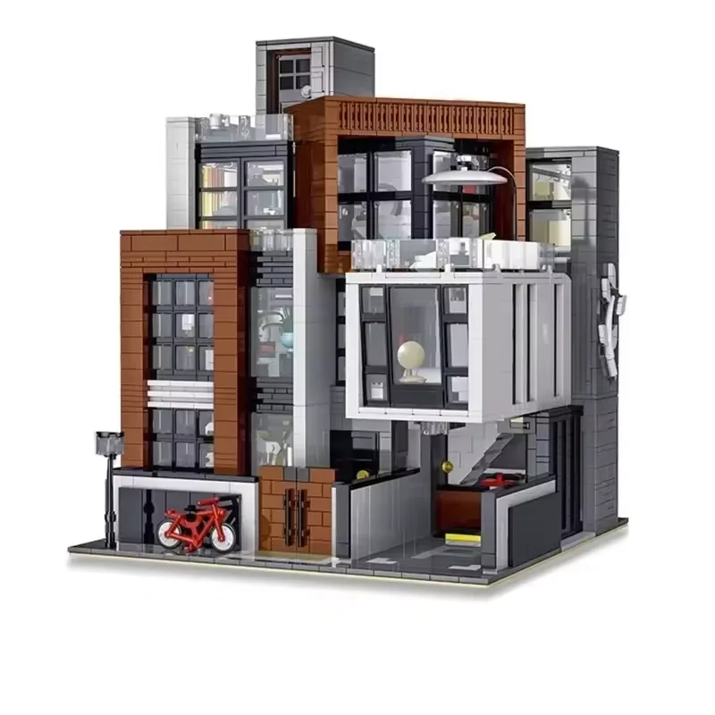 Moderne Villen Hausgebäude Sets Stadtansicht Architektur Koreanischer Stil Modulare Gebäude Bausteine Modellbausatz Geschenke 3433 Teile
