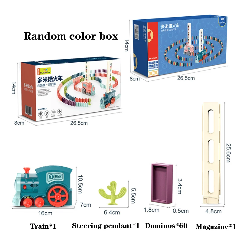 Zestaw lokomotywa domina elektrycznego dla dzieci dźwięk i światło automatyczne układanie Domino klocki cegły gra edukacyjna DIY zabawka prezent