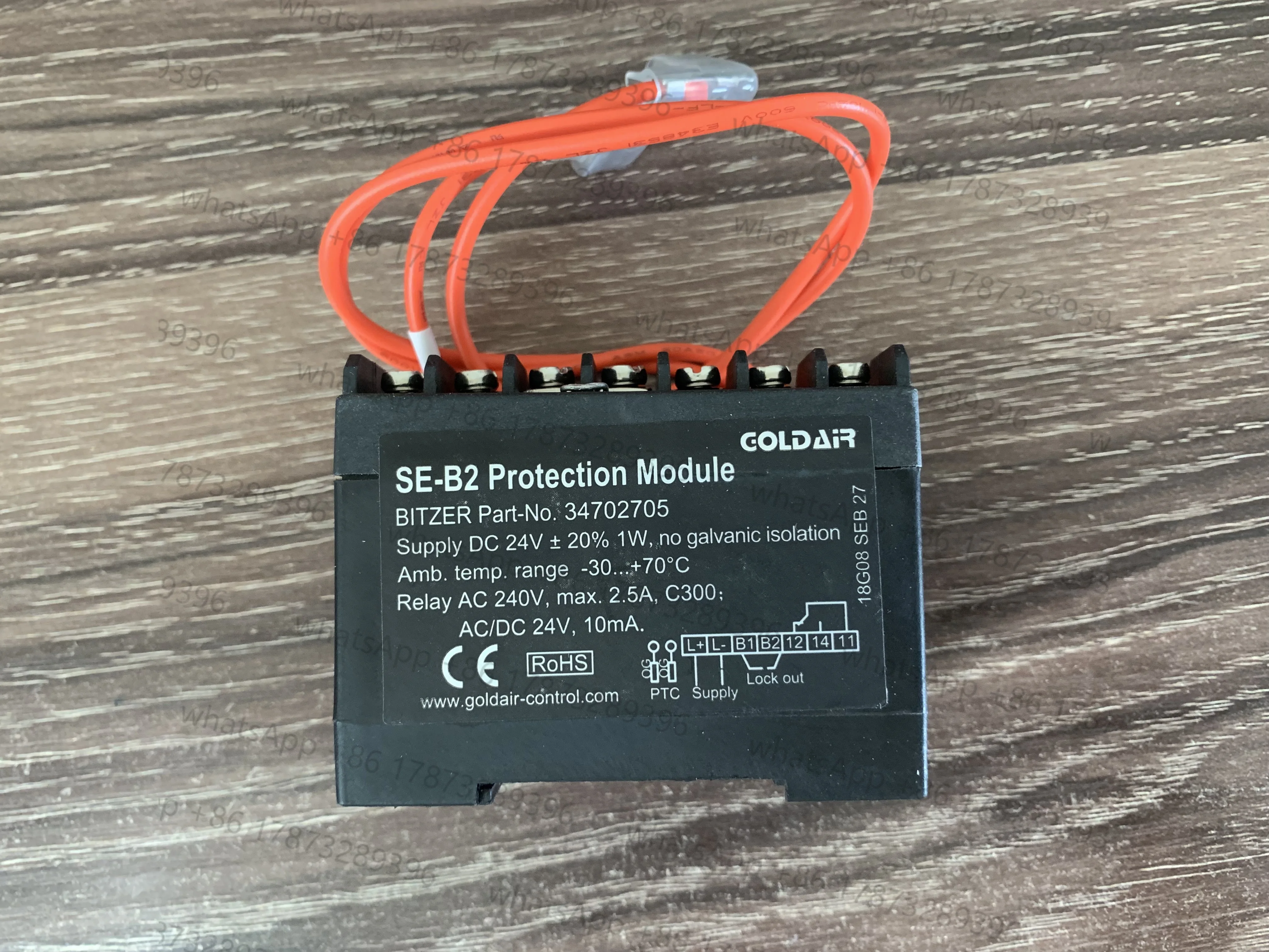 

24VDC SE-B2 compressor protection module for bitzer part-no. 34702705