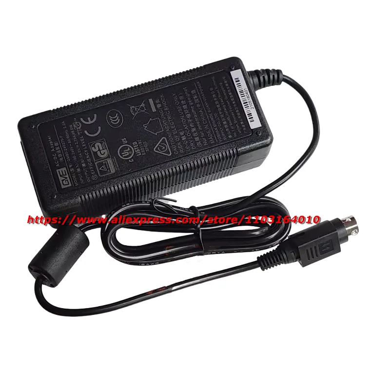 Genuine GVE Power Supply GM60-240275-F GM60240275F AC/DC Adapter 24V 2.75A With 3-Pin Plug 66W Original