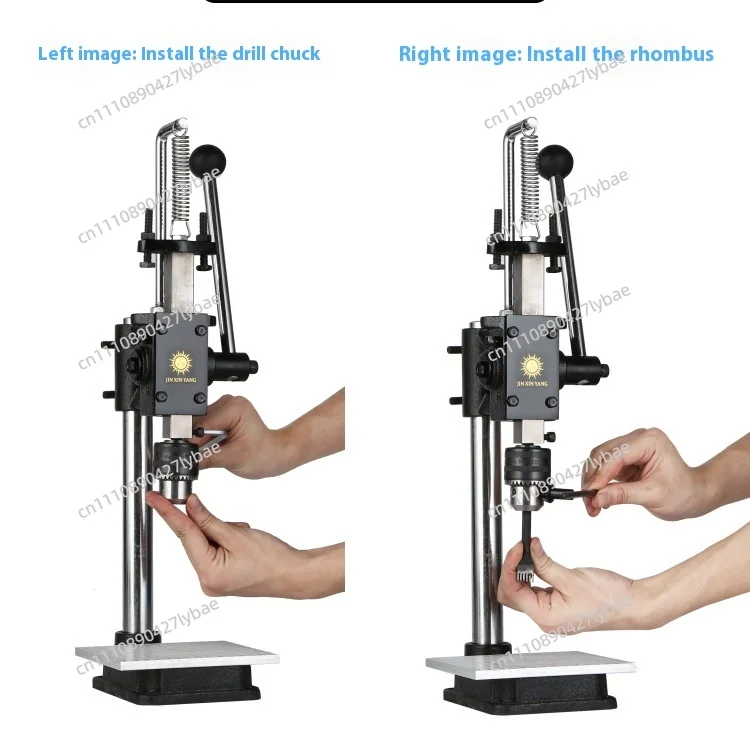 Small Manual Press Punching Machine Hand Die Cutting Machine Punching Hole Diamond Cutter Silent Chopping Machine