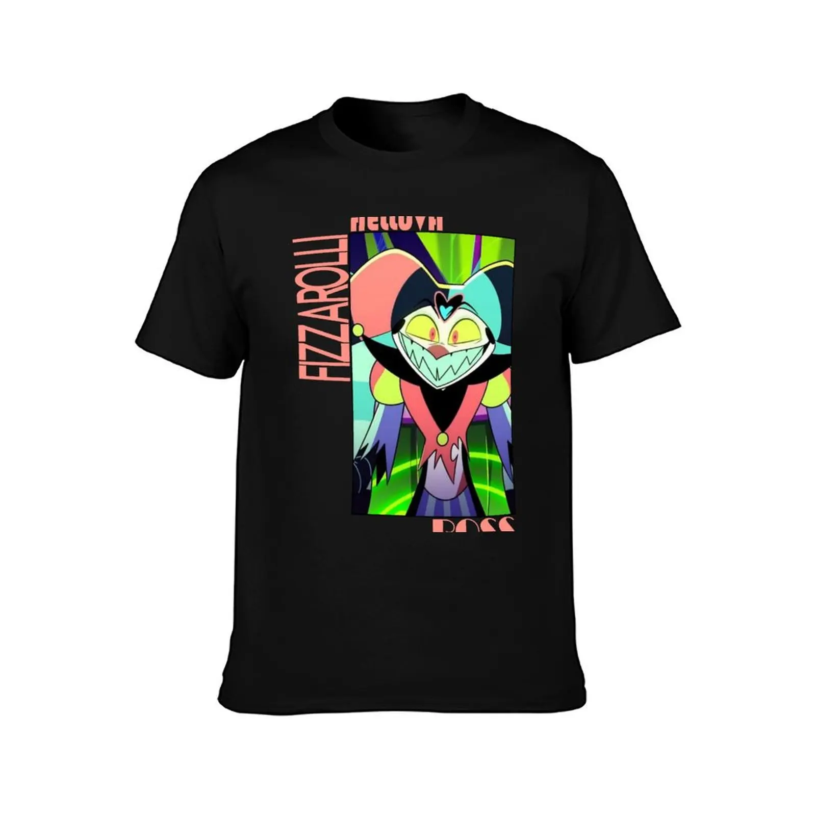 Fizzarolli Helluva Boss T-Shirt Work Short Sleeve Cotton Top T-Shirt