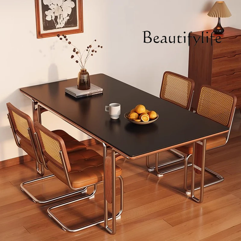 Parede de madeira mesa jantar nordic varanda escrita lounge mesa jantar moderna mesa escritório mesas de comedor sala estar móveis