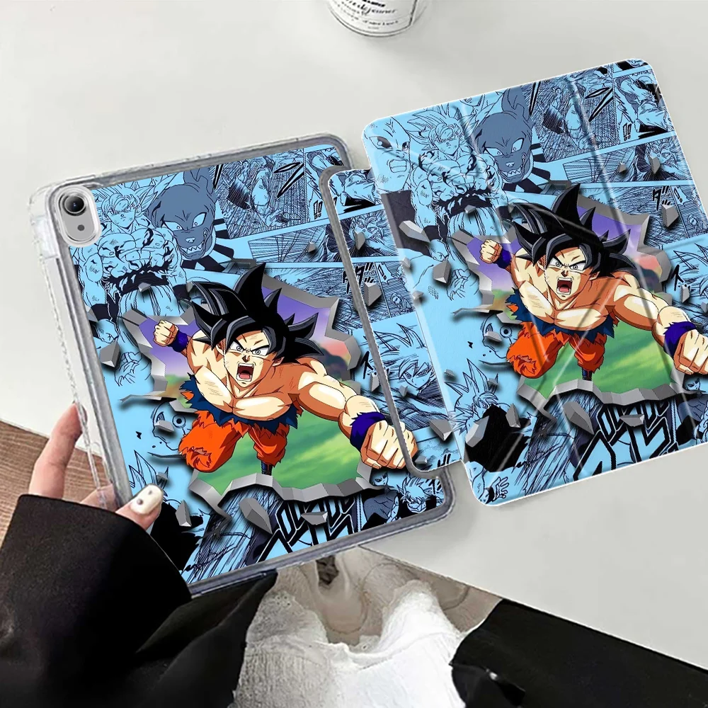 DragonBall Goku Tablet Case For Samsung Galaxy Tab A11 A9 Plus S9 Plus A8 S10 Lite S8 S7 FE With Pen Slot Cover