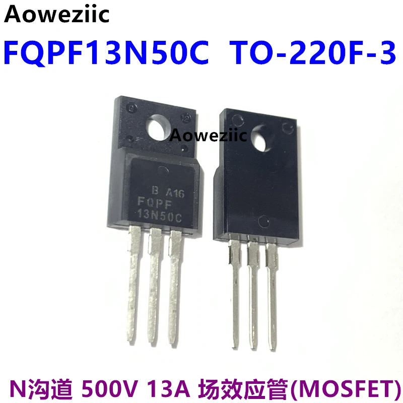 FQPF13N50C TO-220F-3 13N50 N channel 500V 13A MOSFET original