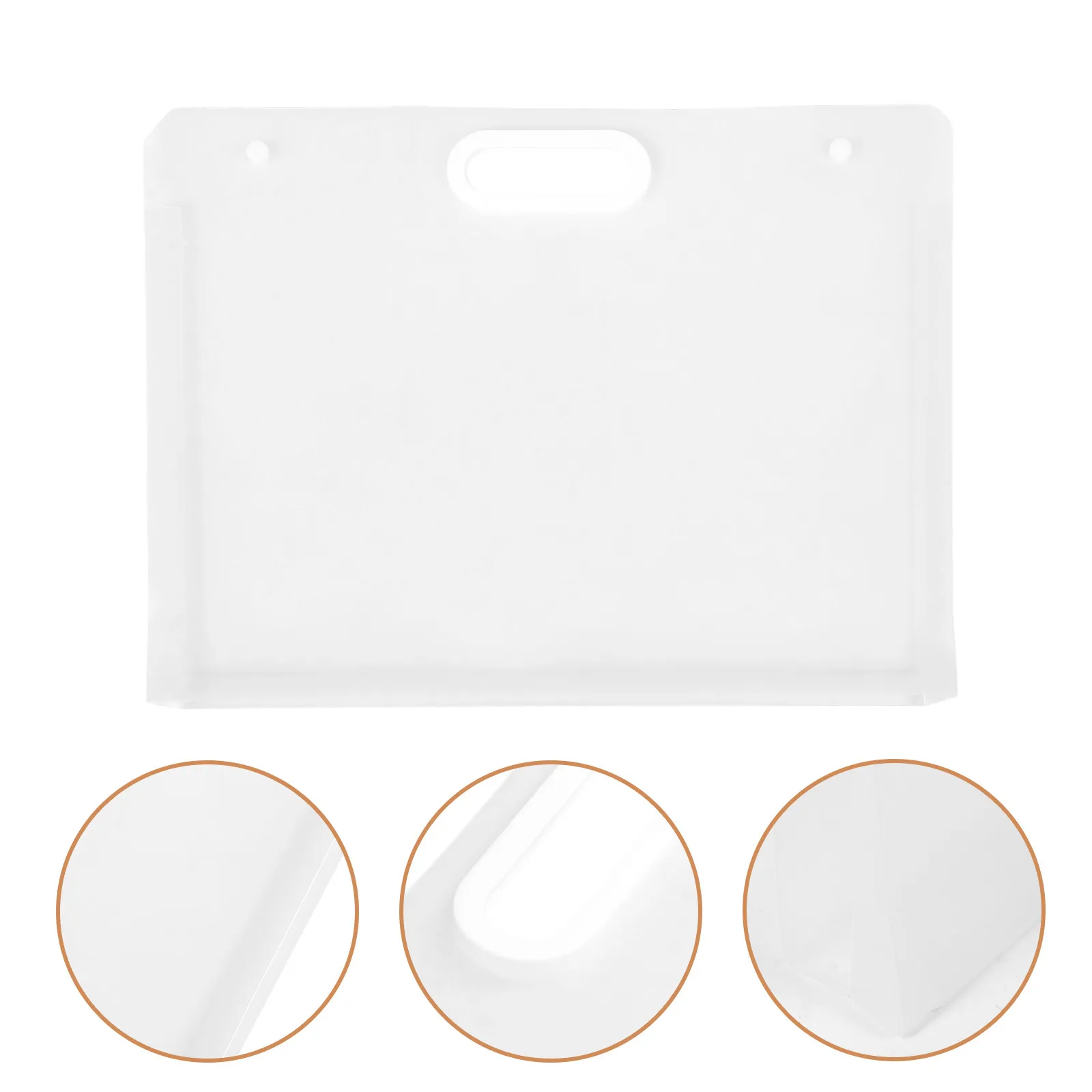 

Art Bag Buckle Closure PP Document Organizer for Files Receipt Painting Bill Card Storage Portable Folder File Documents Bag