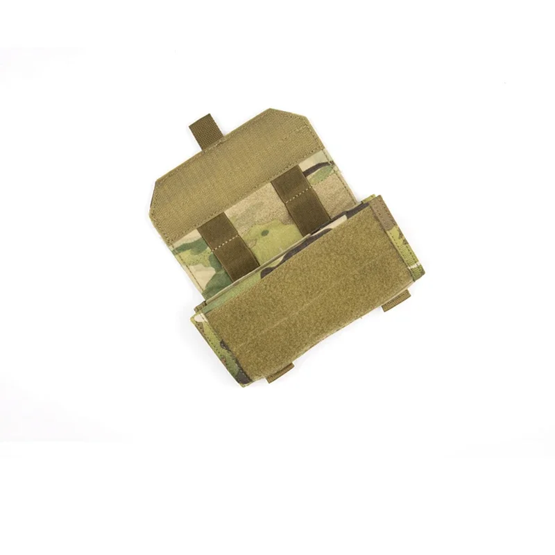 Bolsa de administración táctica Airsoft, chaleco colgante para el pecho, multiusos, 500D, bolsillo de almacenamiento plegable, Multicam, bolsa de mapa Molle