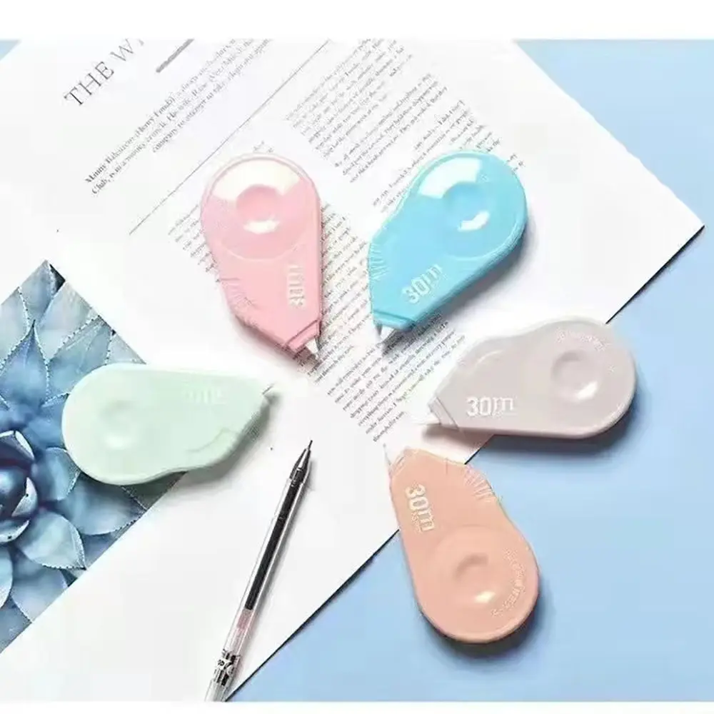 5pcs/Set Office Supplies Correction Tape Roller School Stationery White Sticker Tape Student 5mm Width Error Eraser Tape Book