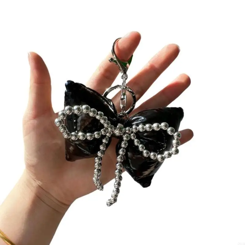 

Брелоки для ключей с бантом из бисера. Нежный браслет ручной работы. Элегантный брелок для ключей. Подвеска для ключей. Подходит