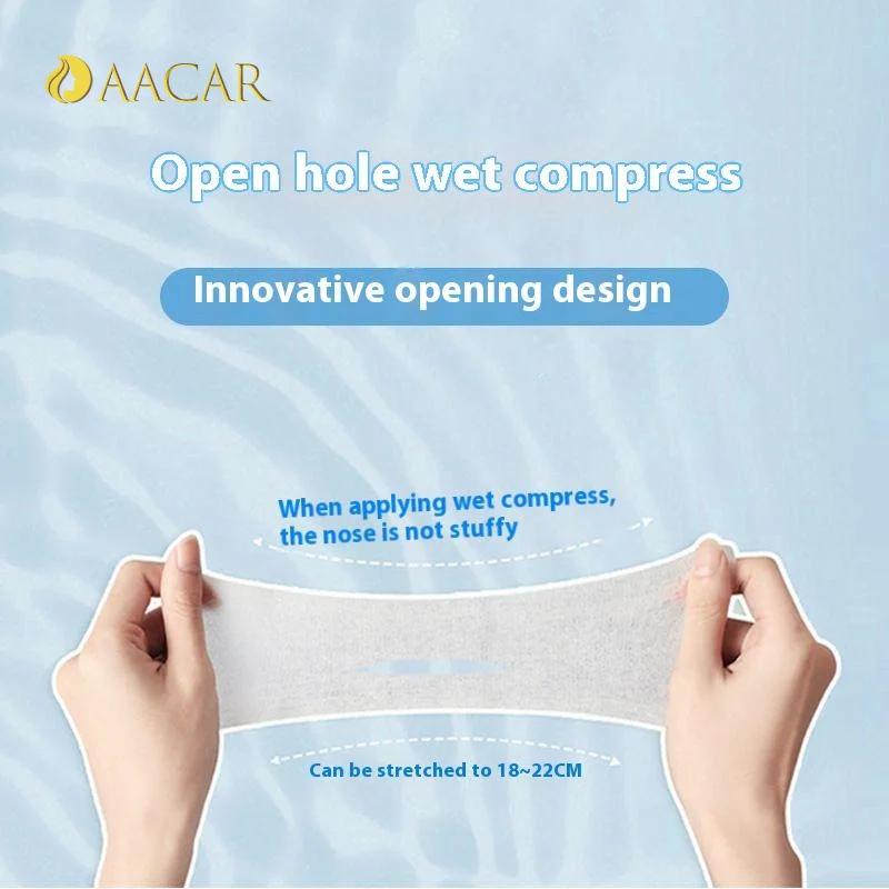 100 ชิ้นแผ่นผ้าฝ้ายประคบเปียกยืดหยุ่นชนิดเปิดบำรุงผิวหน้าให้ความชุ่มชื้นแต่งหน้าผ้าฝ้ายบางเฉียบเทนเซล