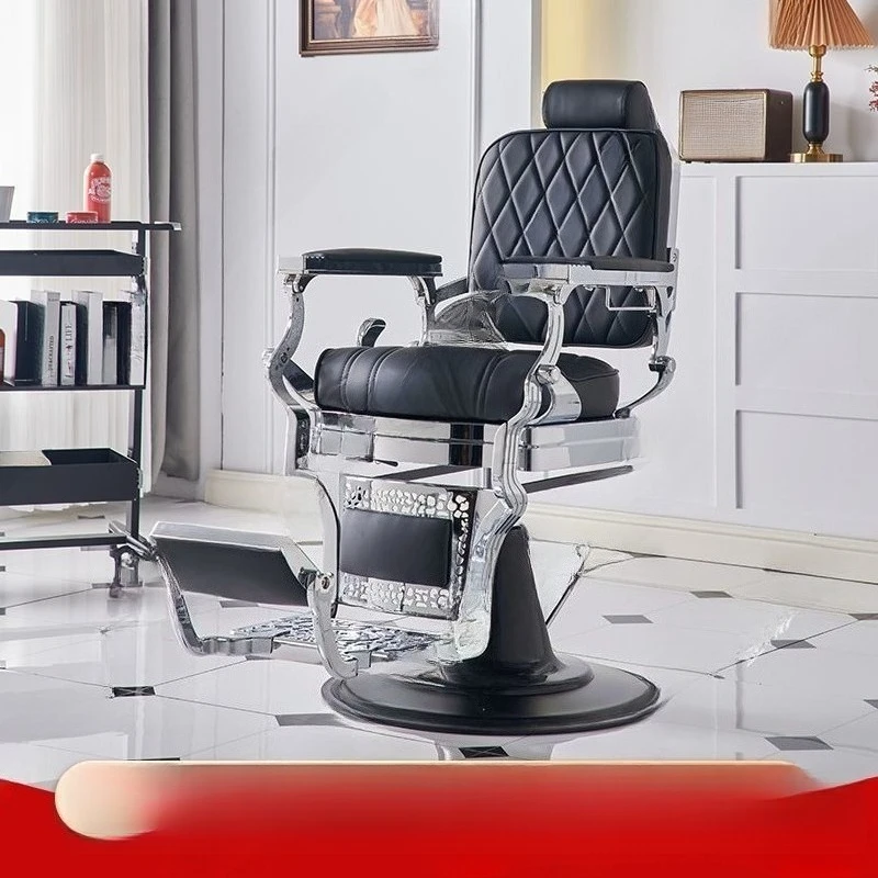 

Vintage men's hair salon chair oil head chair barber shop rotating reclining lift hair salon cutting hair