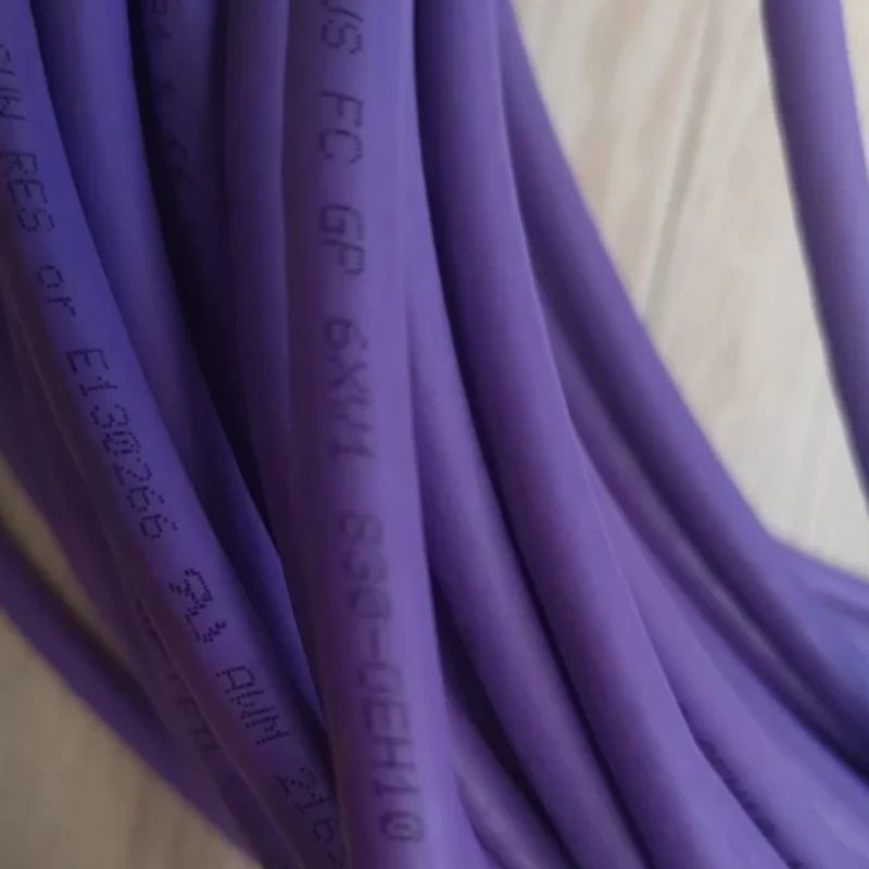 

6XV1830-0EH10 PROFIBUS DP Bus Cable 2 Core Shielded 150 Ohm Fieldbus Cable Purple 100V for PLC VFD Communication Price per meter