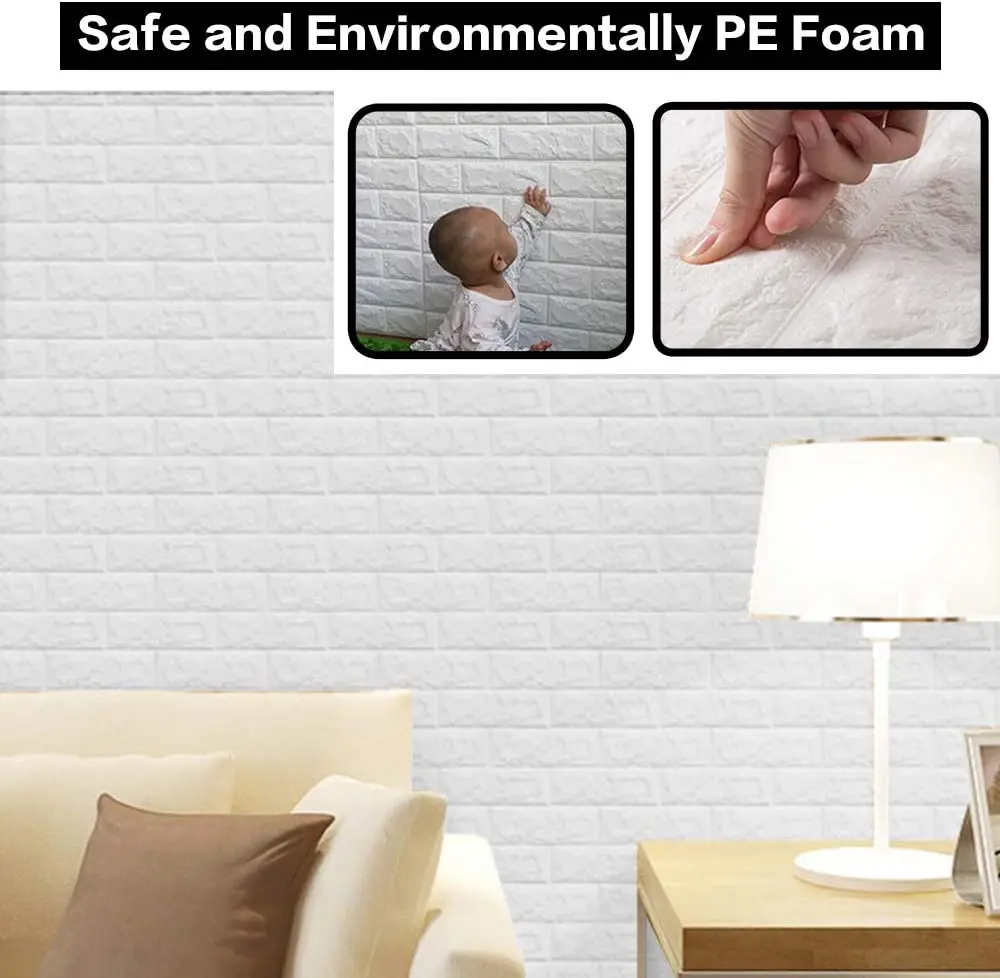 قشر وعصا ثلاثية الأبعاد لوحات الحائط ، ورق الجدران ملصق مع رغوة ذاتية اللصق مقاوم للماء ، الحمام الداخلي ، Ho ، 12 قطعة