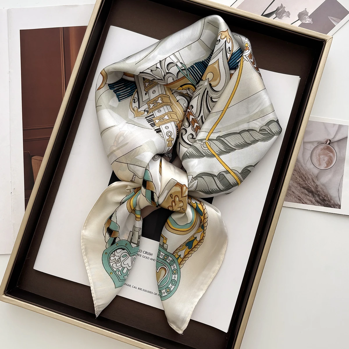 Luxury Satin Scarfs…