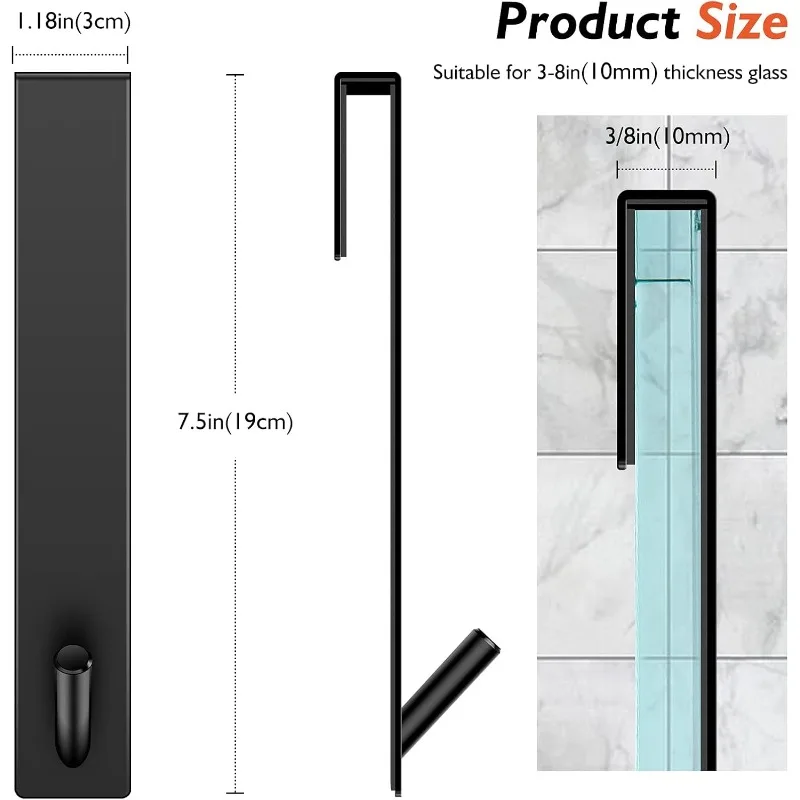 

Удлиненные дверные крючки для ванных комнат, крючки для полотенец из нержавеющей стали, прочные крючки для вешалок для халатов.