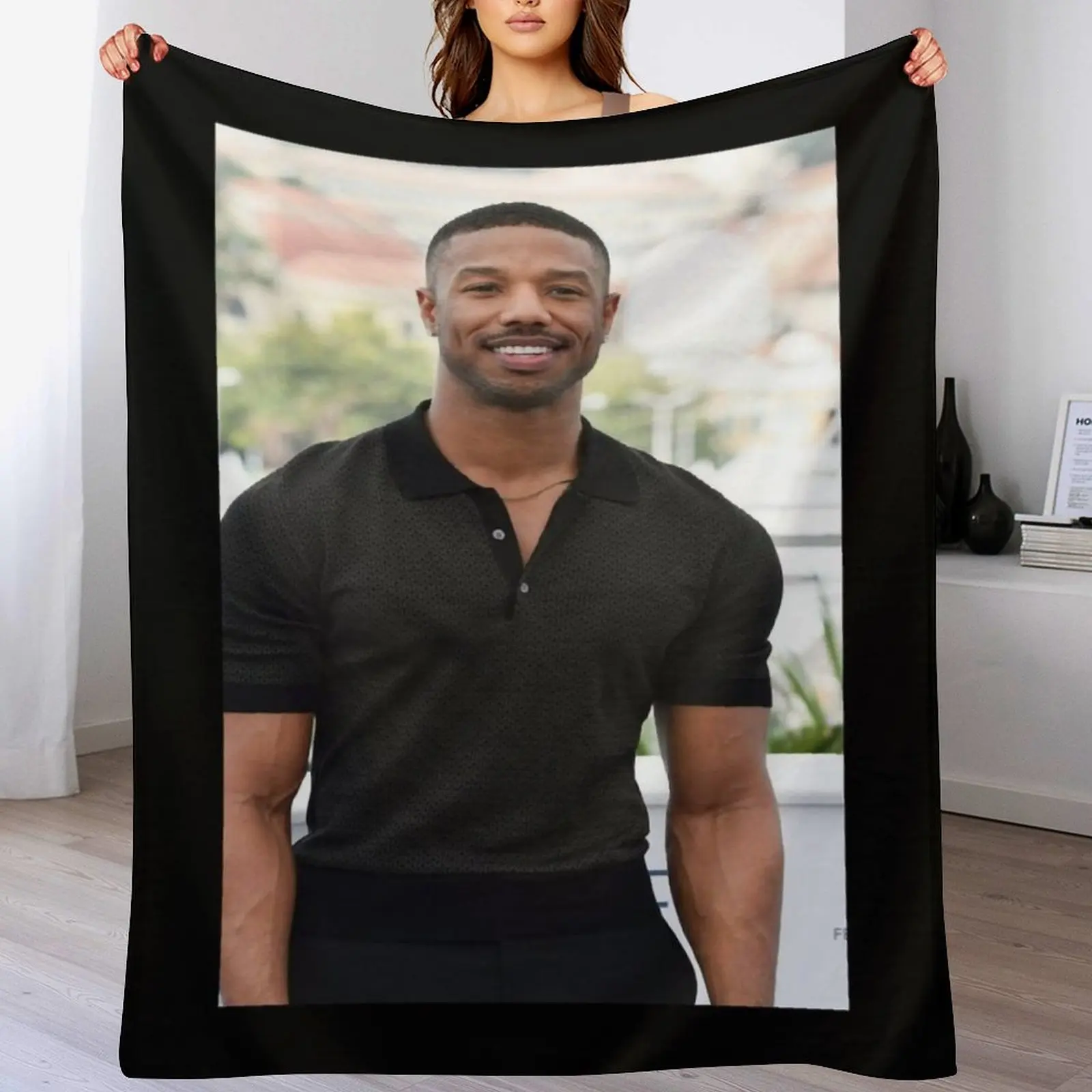 michael b jordan Classic Throw Blanket Thins Bed Fashionable Luxury Brand Blankets