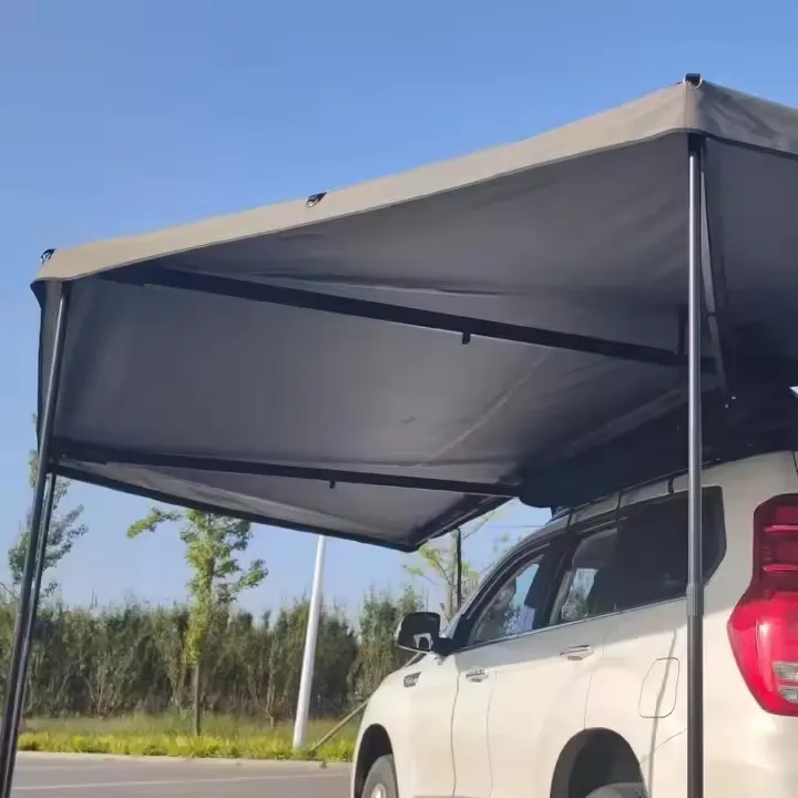 

Wholesale Oxford Fabric 4x4 Camper Vehicle Car Roof Rack with Foldable Awning Tent for Cars