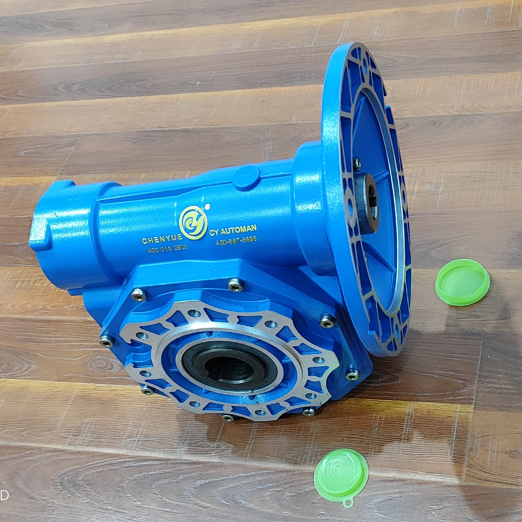 Worm Gearbox Gearmotor  CYVF110  Input 19/24/28/35/38mm Output 42mm Ratio 7.5:1/100:1 Worm Gear Tin Bronze Free Maintenance