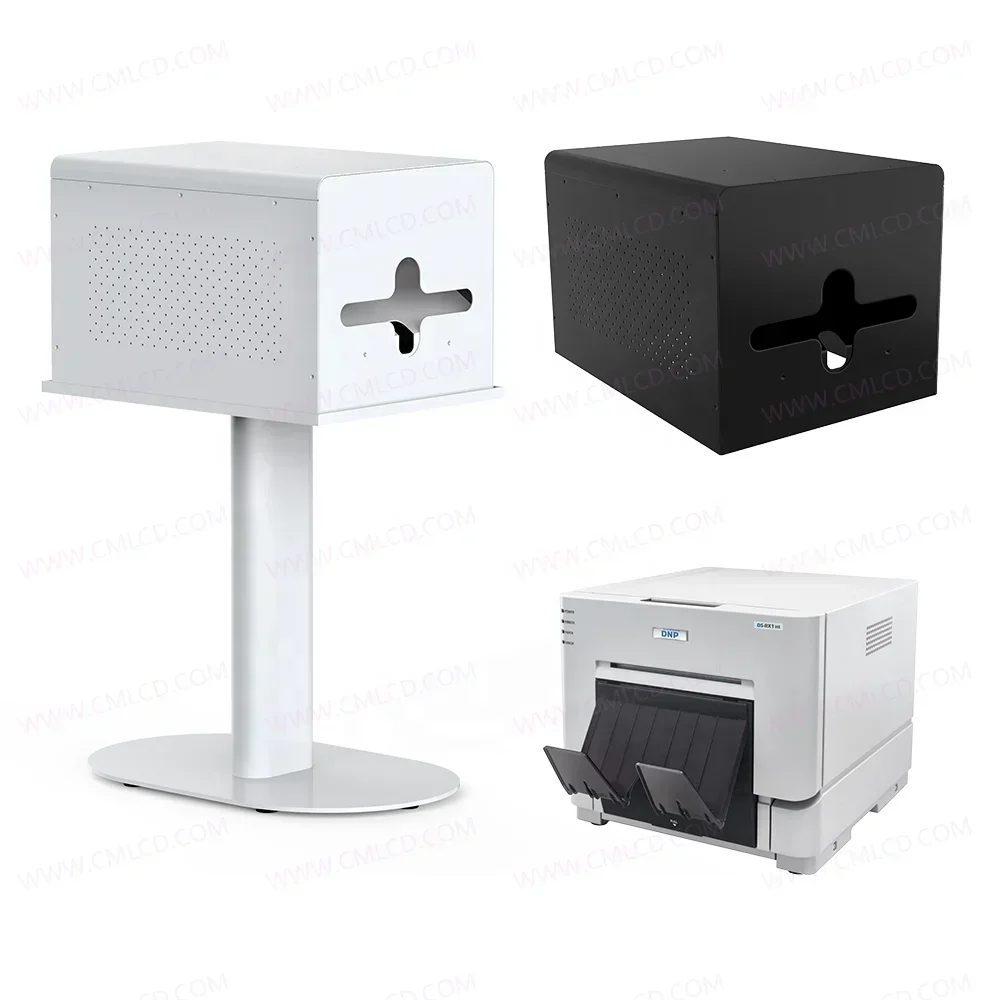 Hot SalesMetal Made DNP DS620/ RX1HS/ HiTi P525L Printer Cover And Stand To Protect Selfie Photo Booth Printer