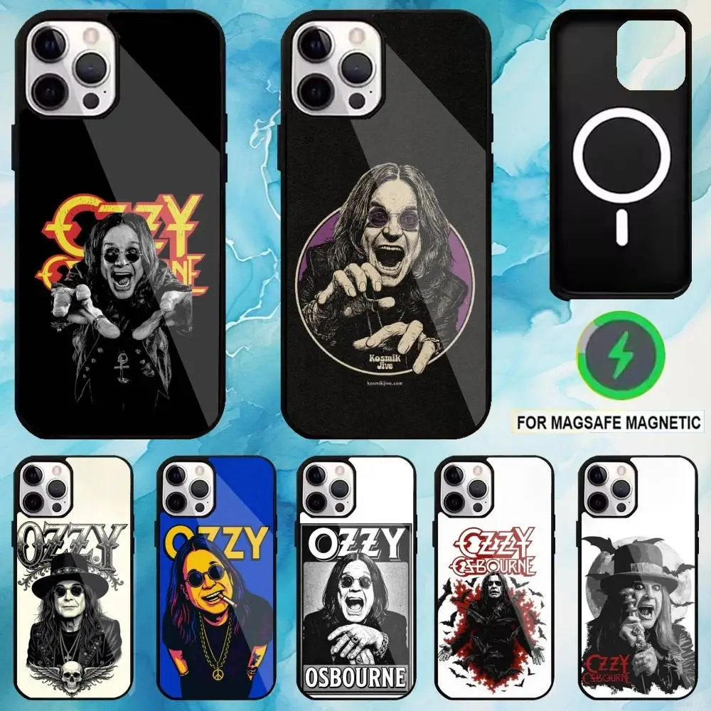 

Rock Band O-Ozzy Osbourne Phone Case For iPhone17,16,15,14,13,12,11 Plus,Pro Max Magnetic Magsafe Wireless Charging