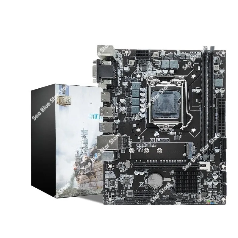 Computer main board H310 supports LGA1151 eight or nine generation cpu 32GB DDR4 memory cooling assembly