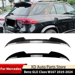 For Mercedes Benz GLE Class W167 2019-2024 Rear Wing Roof Trunk Spoiler Lip Tail Tailgate Splitter Lip BodyKit Tuning Accessorie