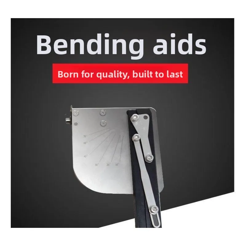 Bending machine magnetic suction front bracket, bending machine magnetic attraction angle auxiliary tool, angle positioner