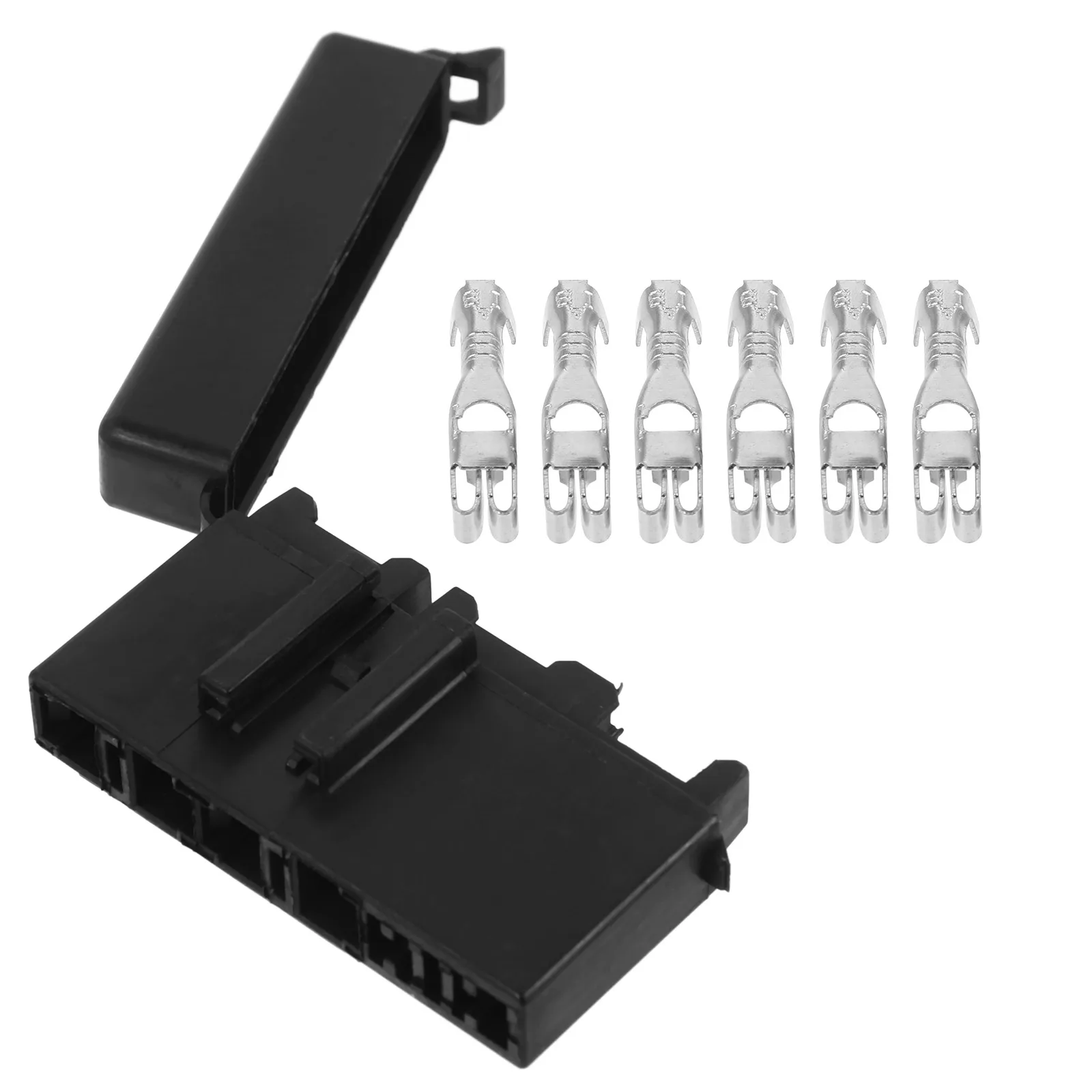 

12V Marine Fuse Box 30A Distribution Plastic Holder Organizer Car Speaker Boat Automotive Panel Terminals