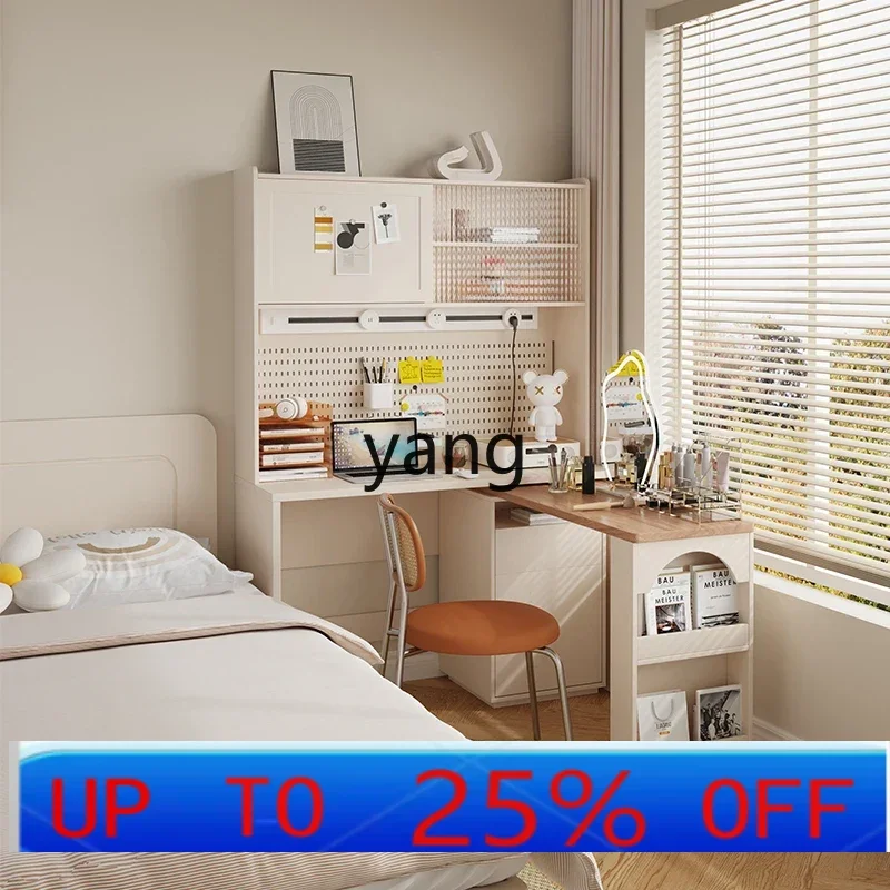 

LH desk bookshelf integrated against the wall balcony desk window