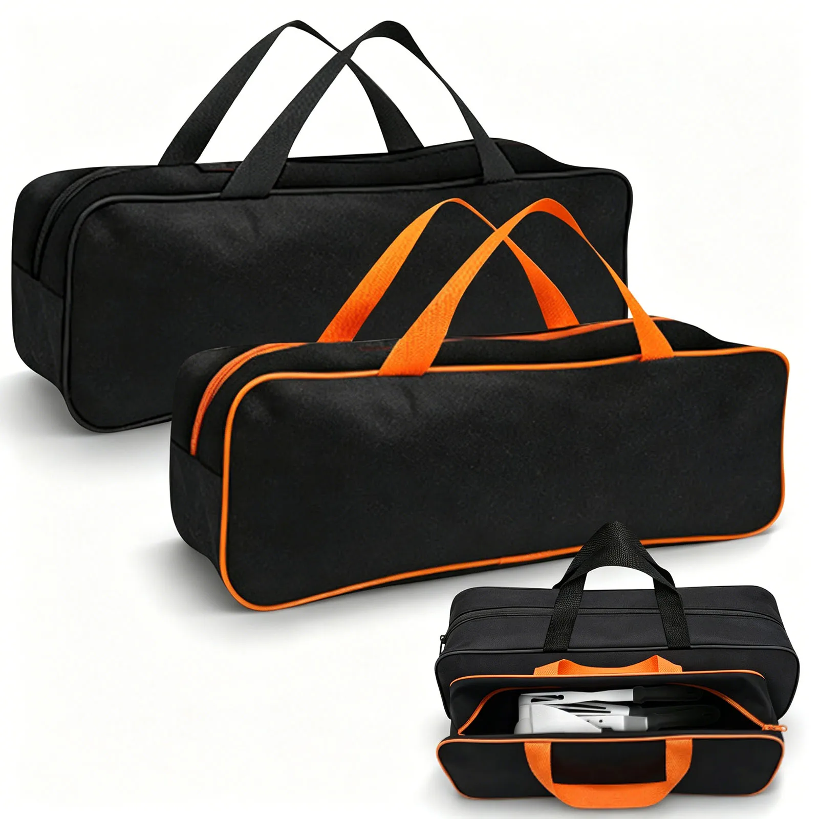 Grill Tool Storage Bag Heavy-Duty Grill Utensil Storage Large Capacity Grill Accessory Storage Accessories Storage Compatible