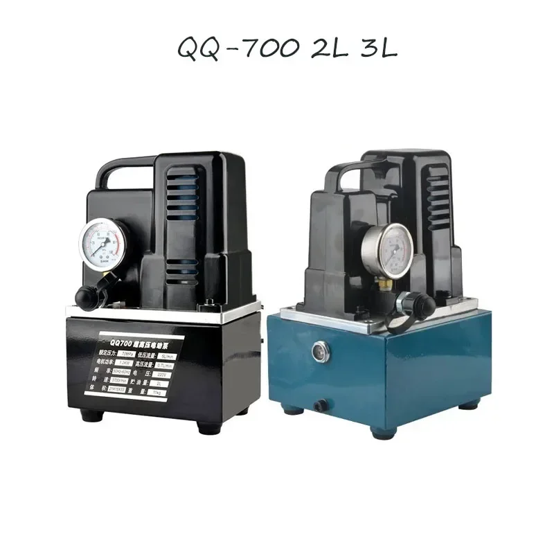 1200W Electric Hydraulic Pump Manual/Foot Switch Hydraulic Oil Station With Visual Hydraulic Oil Window QQ-700
