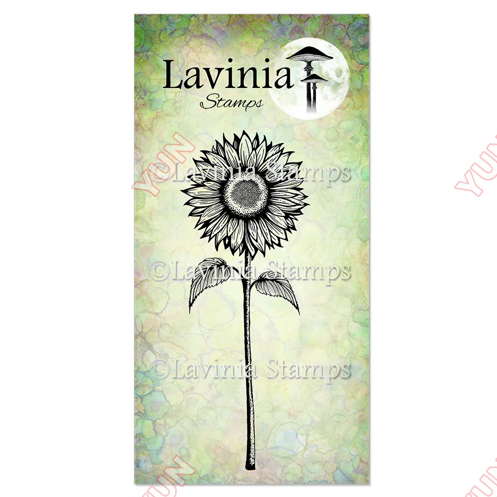 

Open Sunflower Stamp Stamps Scrapbooking Elf Silicone Stamps Graphics Painting Decoration Template DIY Greeting Card 2025 New