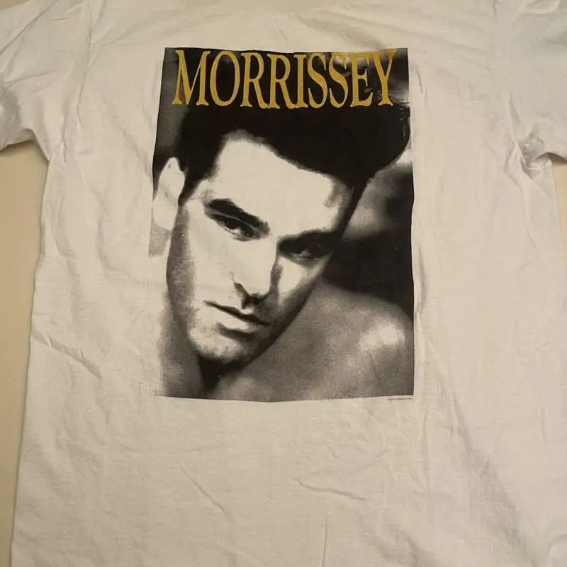 موريسي فينتاج تي شيرت أبيض مقاس XL