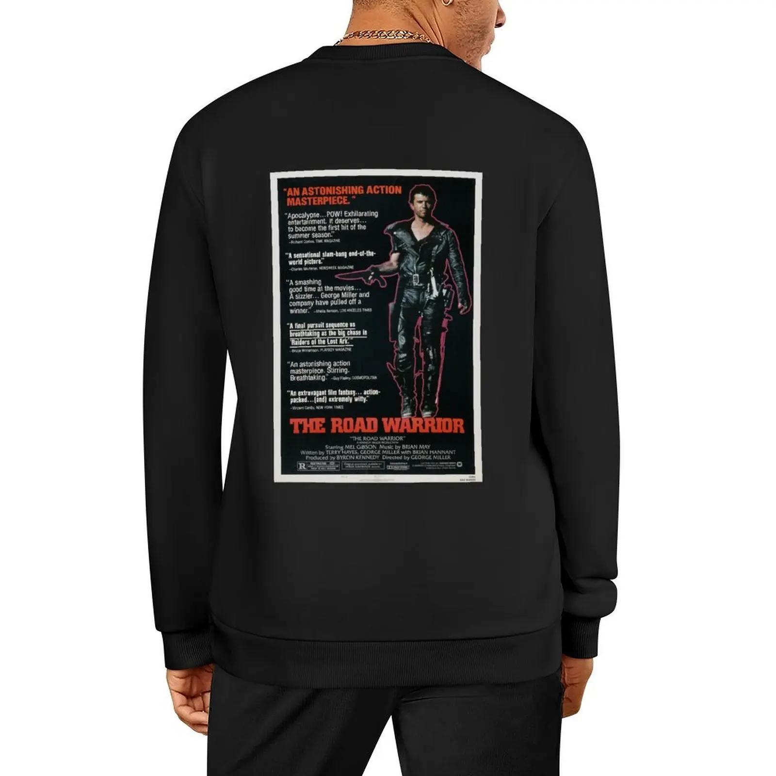 

The Road Warrior Pullover clothes for men tracksuit men mens clothing autumn new products oversize sweatshirts