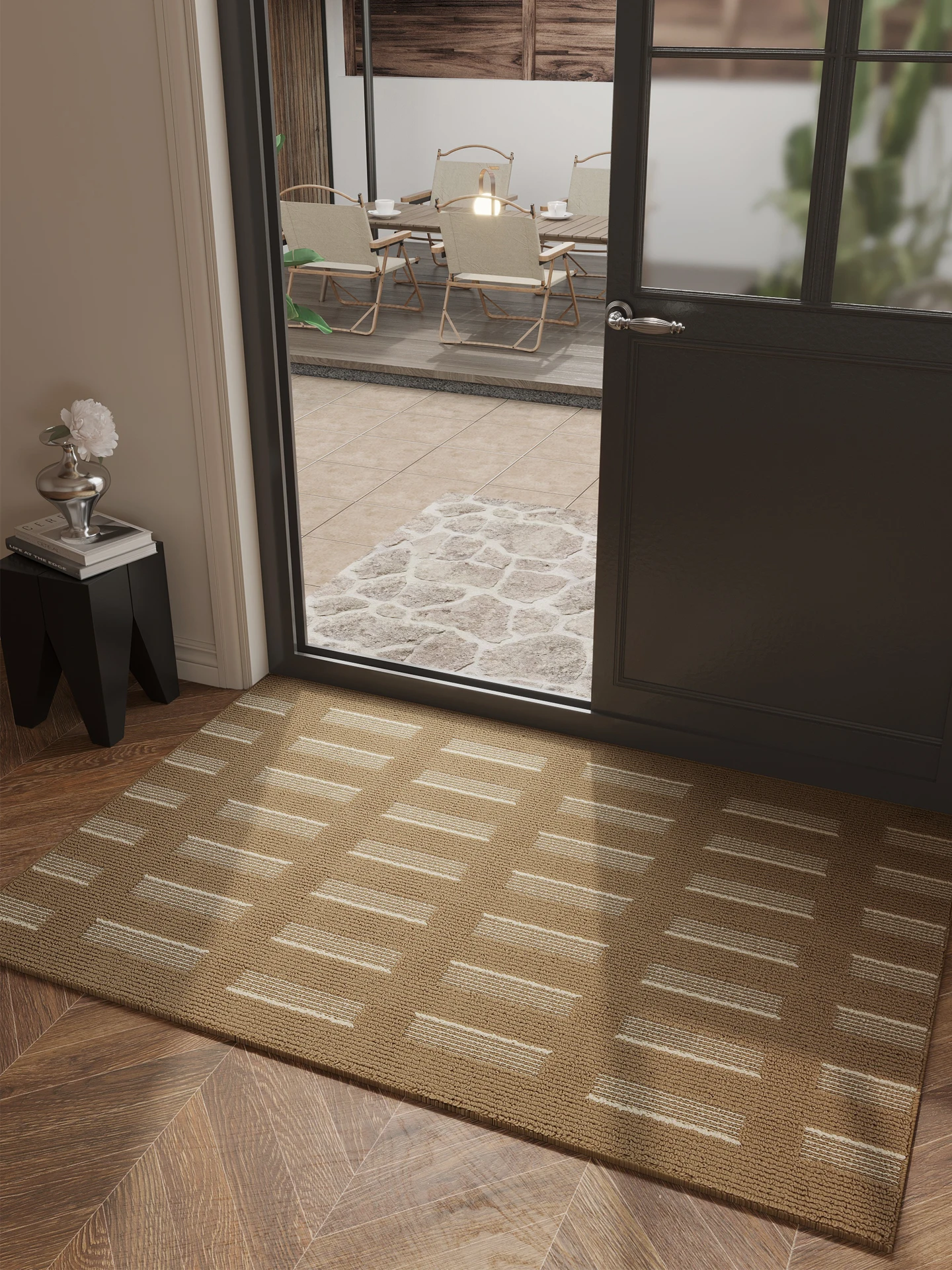 

Premium Entrance Door Mat Cusizable Anti-Slip Dirt Resistant Indoor Outdoor Rug Home Decor Luxury 3D Cut to Size