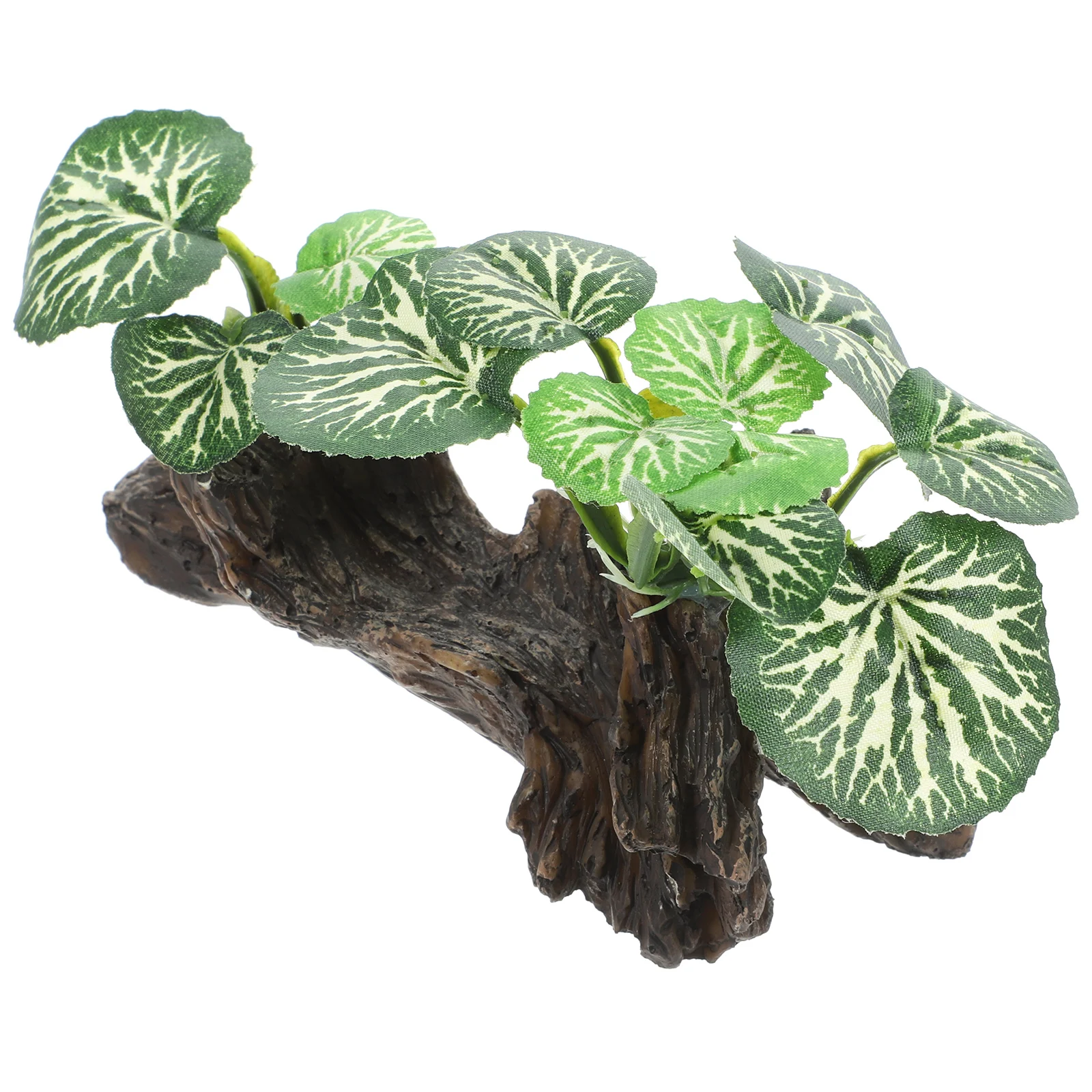

Brown Plant Decoration Plants Aquarium Fake Artificial Resin Reptile Tank Accessories