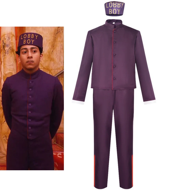 Zéro corrigé par Cosplay Costume d'hôtel pour hommes, manteau fantaisie violet, pantalon, chapeau, ensemble complet, Halloween, carnaval, déguisement de fête, uniforme imbibé