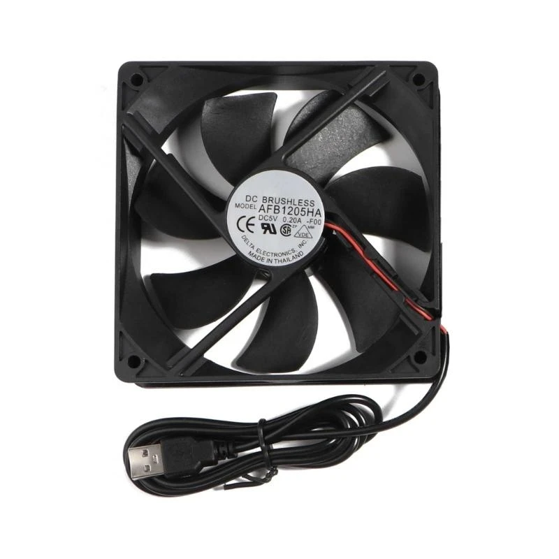 

L4MD USB CPU Cooler Radiator 120 мм DC5V 120x120x25mm Computer PC вентилятор 12CM