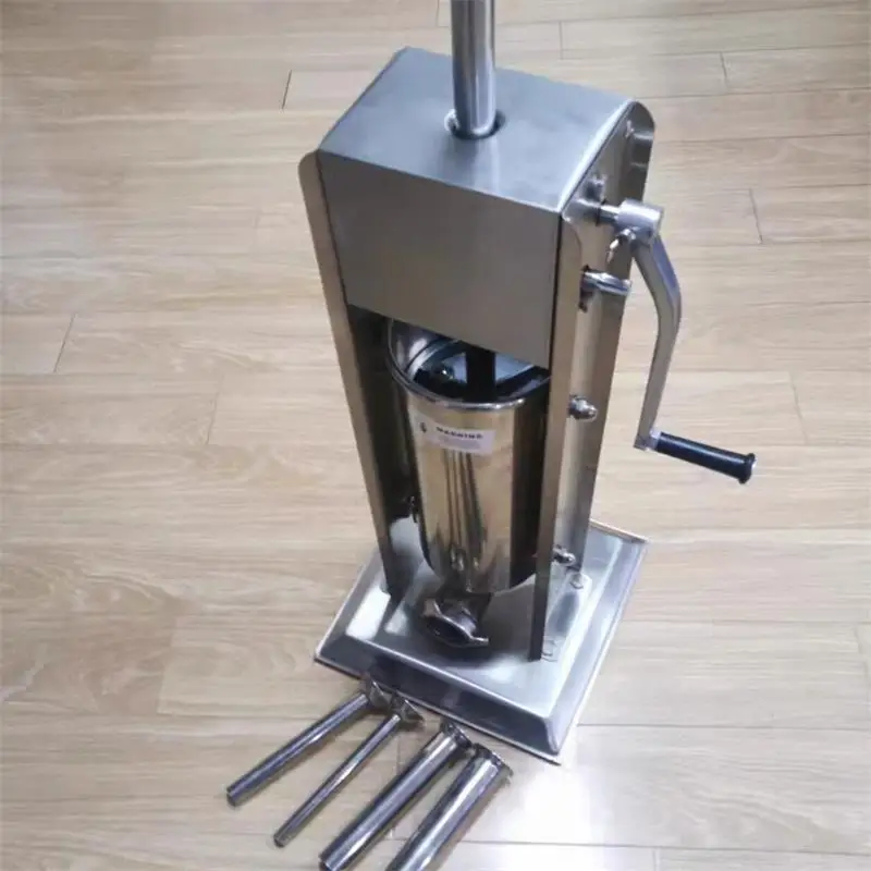 Fill Sausage Stainless Sausage Sausage Meat Homemade 5L Manual Syringe Machine Stuffer Steel Filling