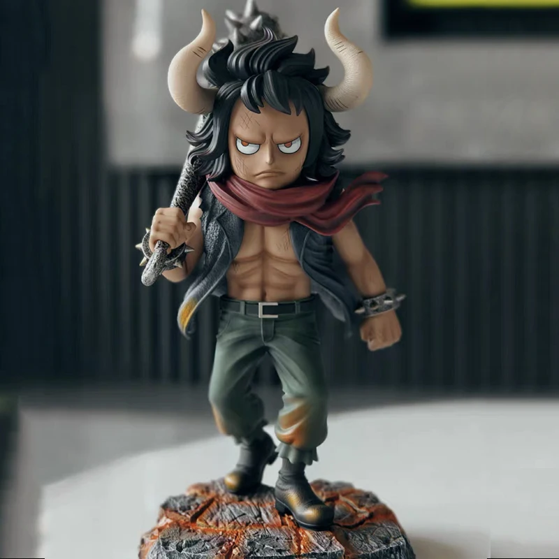 One Piece Figura Quattro Re Infanzia Kaidou Anime Statua Decorazione Action PVC Figurine Desktop Ornamento Modello Bambola Giocattoli Regali